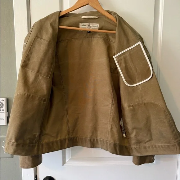 Men's Tan Jacket - Picture 3 of 3